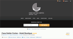 Desktop Screenshot of casagaitancortes.com