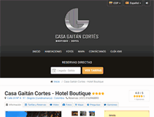 Tablet Screenshot of casagaitancortes.com
